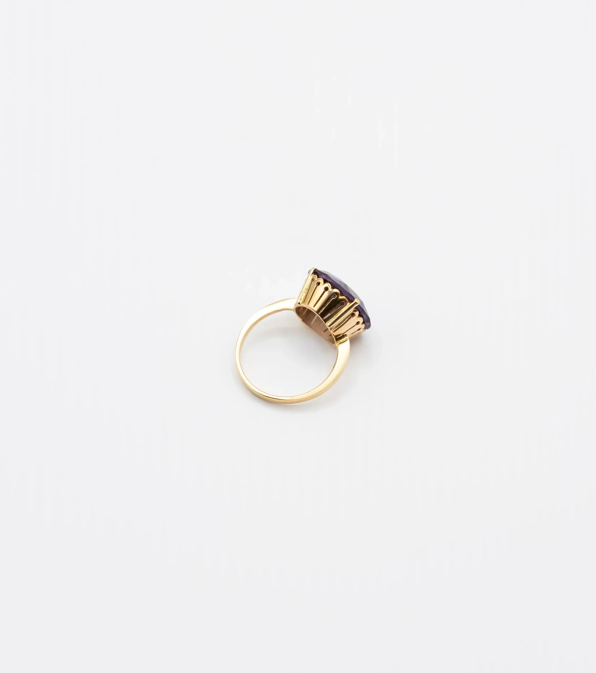 Anell d’Or amb Quars Amatista 2 - Imatge 6